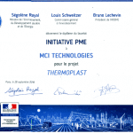 diplome-de-laureat-initiative-pme-thermoplast-mci-technologie