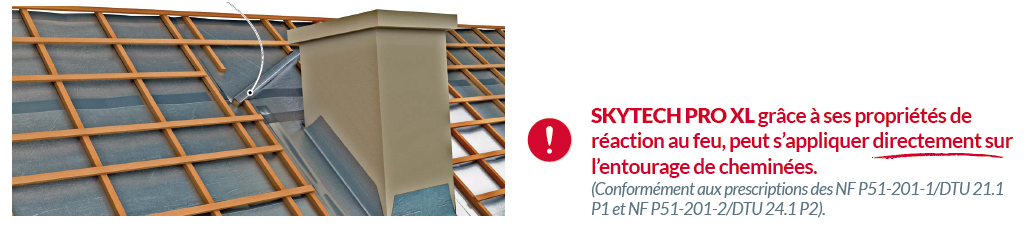 SKYTECH PRO XL sans écart au feu